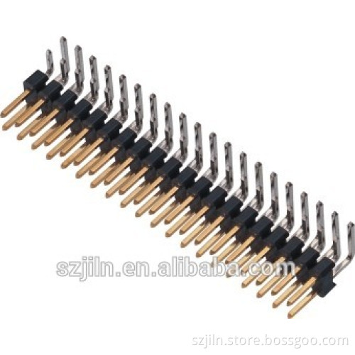 2.54mm dual row straight&right angle pin header wholesale
